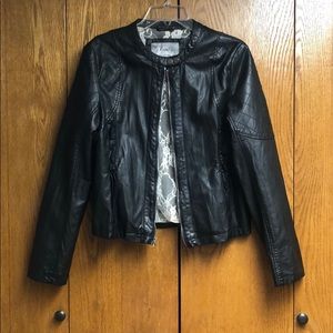 Leather jacket